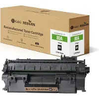 G&G Toner ersetzt HP 80A Kompatibel Schwarz 2700 Seiten Reborn remanufactured 2