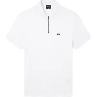 Armani Exchange für Herren. XM002372AF21936U0009 Stoff Poloshirt weiß (XL), Lässig, Viskose, Kurzarm