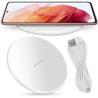 NAUCI QI Ladestation für Samsung Galaxy S25 S24 S23 Plus Ultra Edge 15W 10W Ladegerät