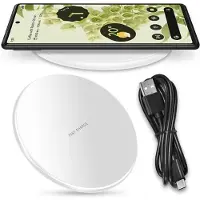 NAUCI Wireless Ladestation QI Ladegerät für Google Pixel 10 9a 9 8a Fold 8 7 Pro XL 15W