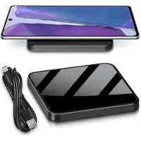 NAUCI Kabelloser Charger 15W Wireless für Samsung Galaxy S26 S25 S24 S23 Ladestation
