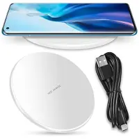 NAUCI Wireless QI Charger 15W Xiaomi Mi 11 10 9 Induktive Schnell Ladestation Kabellos