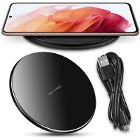 NAUCI Wireless Ladegerät für Samsung Galaxy S25 Plus Ultra FE Charger Ladestation 15W