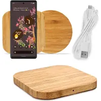 UC-Express Ladegerät für Google Pixel 10 9a 9 8a Fold 8 7a Pro XL Wireless Bambus Ladestation