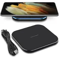 NAUCI Ladegerät für Samsung Galaxy S26 S25 S24 S23 Plus Ultra kabellos Ladestation 15W