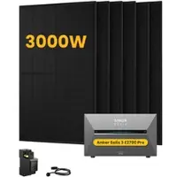 Anker Solix Balkonkraftwerk 3.000 Wp Mit Solarbank 3 E2700 Pro Mit Smart Meter