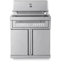 Myoutdoorkitchen Freistehender Holzkohlegrill Stainless Collection