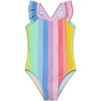 Color Kids Swimsuit W. Frills AOP 720338 pink lemonade (4024) 98