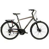 KROSS Trekkingrad "Trans 4.0 braun" Gr. 58, braun, schwarz, Fahrräder, Herren, 58cm, 28 Zoll (71,12cm) hinten: 28 Zoll (71,12cm), Trekkingrad