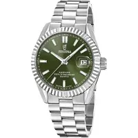 Festina F20084/C Herrenuhr Stahl/Grün mit Saphirglas