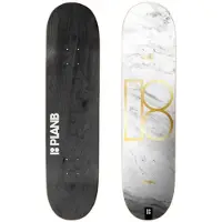 Plan B White Marble Gustavo 8.0"x31.55" Twin Skateboard Deck uni Gr. Uni