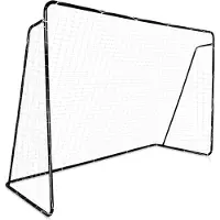 FCH Fußballtor 300x200x120cm – Fußballtor mit Klicksystem für Garten – Stabiles Fußball-Tor inklusive Netz