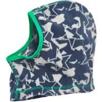 Playshoes Fleece-Schlupfmütze Sterne Camouflage in Dunkelgrau | Gr.: onesize