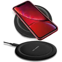 NAUCI QI Wireless Ladegerät für Apple iPhone SE 2022 2020 Induktive Ladestation 15W