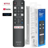 Savio RC-23, Universal, IR Wireless, Drucktasten, Schwarz