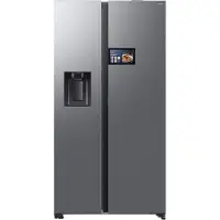 Samsung Series 9 RS94F Side-by-Side mit AI Home und Festwasseranschluss, , Freistehend, Amerikanische Tür, Edelstahl, 2 Tür(en), 36/64, LCD