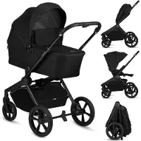 Lionelo FREYA 2-in-1 Kombikinderwagen, Brown Chocolate