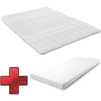 Sleezzze K10 Matratze 90 x 200 cm H3 + Matratzentopper / Matratzenauflage 90 x 200 cm