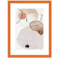 WANDStyle Bilderrahmen H300 aus Massivholz in Orange 20 x 30 cm im Stil Modern