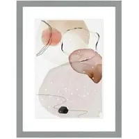 WANDStyle Bilderrahmen H300 aus Massivholz in Hellgrau 40 x 60 cm im Stil Modern