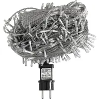 Mojawo 300er LED-Lichterkette Weihnachtsbeleuchtung warmweiß