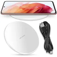 NAUCI QI Ladestation für Samsung Galaxy S25 S24 S23 Plus Ultra Edge 15W 10W Ladegerät