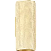 Brilliant Wandleuchte, 2-flammig Marty gold IP20 GU10 10 Watt dimmbar LED-Leuchtmittel inklusive und wechselbar