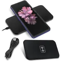 NAUCI Induktive Ladestation für Samsung Galaxy Z Flip 7 / FE Fold 7 Qi Wireless Laden