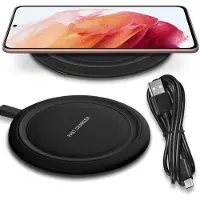NAUC Wireless Ladegerät 15W für Samsung Galaxy S26 S25 Ultra Plus Edge FE Ladestation