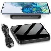 NAUCI Kabelloser 15W Wireless Ladematte für Samsung Galaxy S26 S25 S24 S23 Ladestation