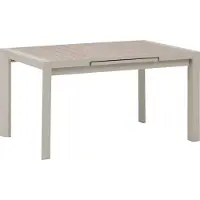 Hespéride Ausziehbarer gartentisch "evasion" holzoptik leinen &amp ton 8 plätze lates aus aluminium -