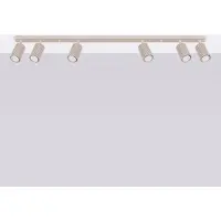 Licht-Erlebnisse Spot Strahler Aluminium GU10 IP20 verstellbar Taupe länglich Modern