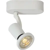 Licht-Erlebnisse Spot Strahler Metall verstellbar Weiß GU10 länglich warmweißes Licht 2700 K 350 lm Modern