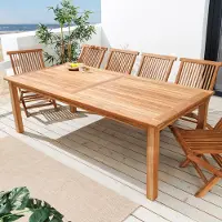 Riess Massiver Gartentisch EMPIRE TEAK 180cm natur Teakholz
