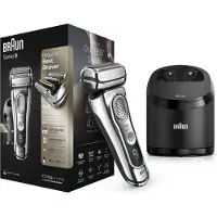 Braun Series 9 9395cc, Folienschaber, Chrom, Titan, LED, Akku, Lithium-Ion (Li-Ion)