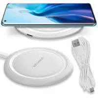 NAUCI QI Kabelloses Ladegerät für Xiaomi 13 14 15 Wireless 15W 10W 5W Induktives Laden