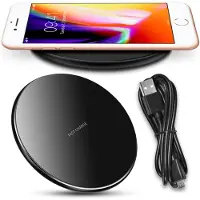 NAUCI Wireless Ladegerät für Apple iPhone 17 16 15 Induktiver Lade Charger Ladestation