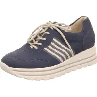 Waldlaufer Sporthalbschuhe Formsohle modisch in blau, Gr. 8