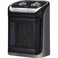 Rowenta Keramik Heizlüfter ,schwarz/silber, kompakt, 1000 Watt, Kühloption,Griff