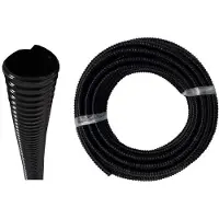 Bevo 10m Spiralschlauch 1 Zoll 25mm schwarz Saugschlauch Pumpenschlauch Ansaugschlauch
