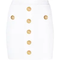 Balmain - Stretch Mini Skirt - Größe 38 - weiß