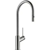 NABER LINEA Mio 2, Spültischarmatur, edelstahlfinish, Hochdruck