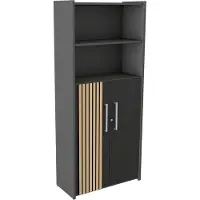 Kerkmann Aktenschrank »Oxford« 5 OH 2 offene Fächer grau, 80x183x36 cm