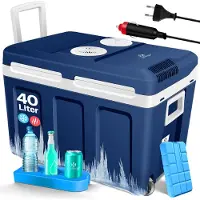 Kesser 40L Kühlbox mit Rollen 12V/230V, thermoelektrisch, mit ECO Modus