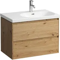 Laufen LANI für LUA Waschtischunterbau, 2 Schubladen, SoftClose, für WT-Ablage links, 750x515x445mm, H4035821122671