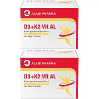 ALIUD D3+K2 Vit AL 4000 I.e./80 µg Kapseln 2x 2x90 St