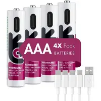 Uniross Batteries Batteri Lithium AAA med USB-C stik, 1.5V