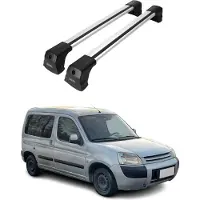Omtec Dachträger Grundträger für Citroen Berlingo 1996-2008 Silber Alu 2x