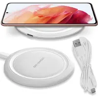 NAUCI QI Ladestation für Samsung Galaxy S25 S24 S23 Plus Ultra Edge 15W 10W Ladegerät