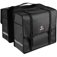Mundo Fahrrad Gepäckträgertasche Wasserdicht 45L - Fahrradtasche für Gepäckträger Fahrrad Trägertasche Seitentaschen